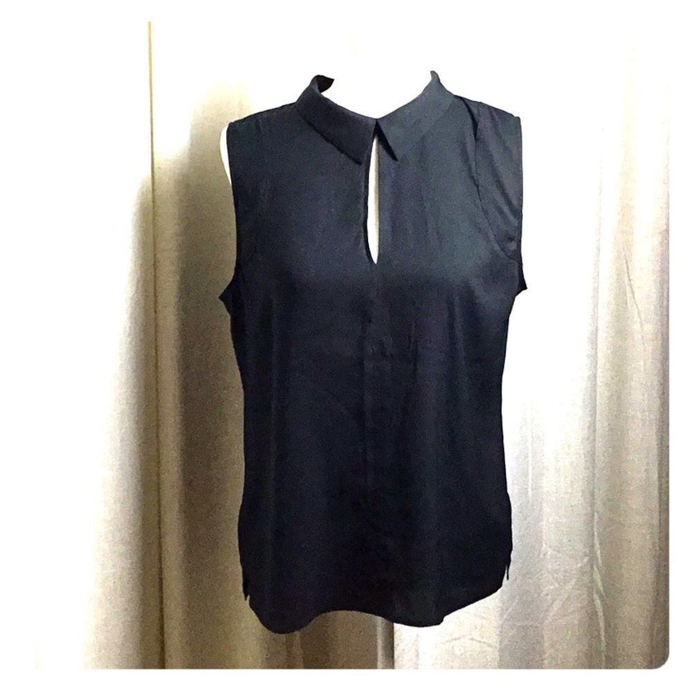 Ann Taylor Classic style Black Dressy Tank M - Picture 1 of 8